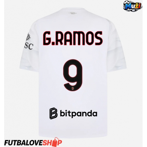 Dres AC Milan Goncalo Ramos #9 Preč 2026-27 Krátky Rukáv